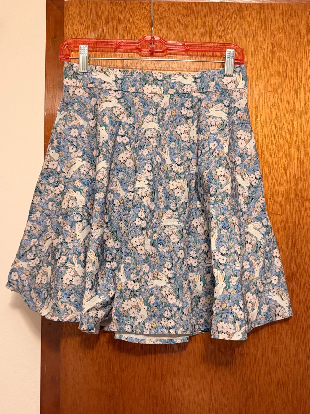 Retrolicious bunny skirt cotton fabric